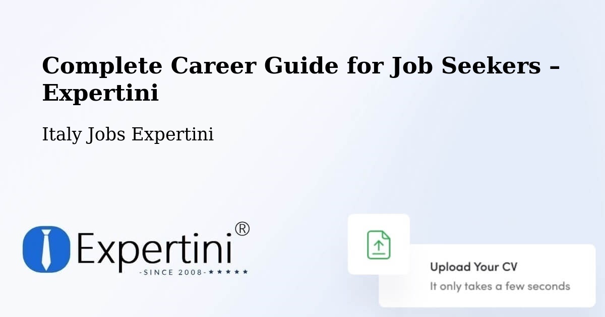 Career Guide for Job Seekers – None - None, Italy Jobs Expertini