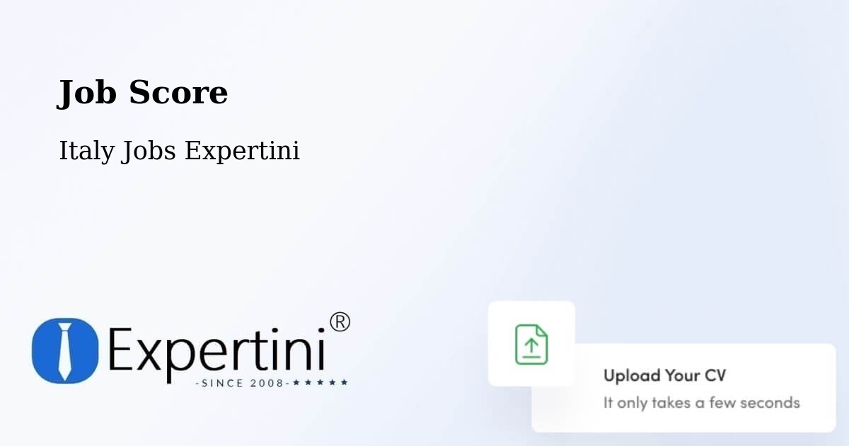 Job Score - Italy Jobs Expertini